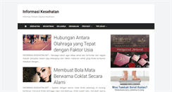 Desktop Screenshot of informasi-kesehatan.net