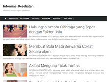 Tablet Screenshot of informasi-kesehatan.net